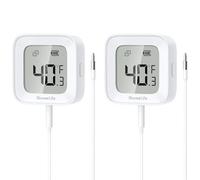 GoveeLife Bluetooth Refrigerator Thermometer with LCD Disaplay, 2-Pack
