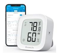 GoveeLife E-Ink Room Thermometer Hygrometer, with App Notification Alert
