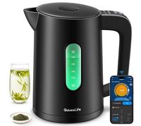 GoveeLife Smart Electric Kettle Temperature Control 1.7L, WiFi Electric Tea Kettle with LED Indicator Lights, 1500W Rapid Boil, 2H Keep Warm, BPA Free, 4 Presets Hot Water Boiler for Tea, Coffee