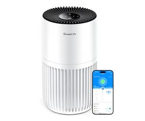 GoveeLife Smart Mini Air Purifier for Bedroom, with App & Alexa Control
