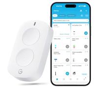 GoveeLife Smart Mini Double Button Switch, Group Control Multiple Devices, Versatile Wireless Control Button, Battery Powered, Supports Most Govee Smart Products