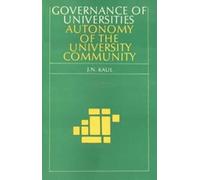 Governance of Universities: Autonomy of the University Community