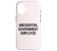 Government Shutdown Unessential Government Employee Case for iPhone 16
