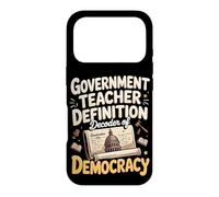 Government Teacher Definition Decoder Of Democracy Case for iPhone 17 Pro