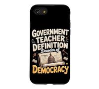 Government Teacher Definition Decoder Of Democracy Case for iPhone SE (2020) / 7/8