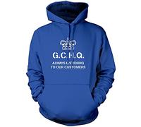 Government Unisex Hoodie - Blue Small