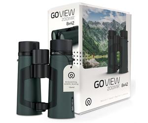GoView Binoculars ZOOMR 10x42, Oak Green