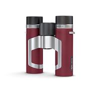 GoView ZOOMR 8x26 Small Lightweight Binoculars (8X Magnesium Case, Includes Smartphone Adapter and Accessories) Ruby Red
