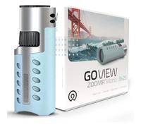 GOVIEW ZOOMR Mono 8x25 High Powered Monocular for Adults - Miami Blue | Lightweight Magnesium Housing, Fully Multi-Coated Optics, Waterproof IPX5/6, CLOSR™ Smartphone Adapter, PORTR™ Mono Strap