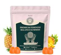 Govixed Feminine Balance Gummies for Women's Health, Premium Balance Gummies for pH Balance & Immune Support, Vegan & Low Sugar-Hawaiian Pineapple Flavor-60 Gummies