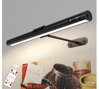 GOVSSING Picture Lights for Wall, 4000mAh Battery Operated Wall Lights with Remote, 3 Color Temps & Brightness Adjustable, 15.7” Rechargeable Wall Light, Memory & Timer Functions Dart Board Lighting
