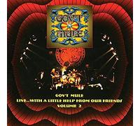 GOVT MULE - LIVE WITH A LITTLE HELP FROM OUR FRIENDS VOL.2 - CD - F72z