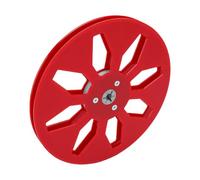 GOWENIC 1/4in Tape Reel 17cm ABS Plastic Spare Part (Red) | NAB Core Hub, Wind Resistant, Recorder Maintenance