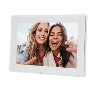 GOWENIC 10.1 Inch Digital Picture Frame WiFi, 1280x800 LCD Touch Screen Digital Photo Frame with with 32GB Storage, Share Picture Video Via App (GB Plug)