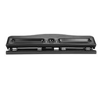 GOWENIC 10-Sheet Adjustable Paper Punch | 4-Hole Manual Puncher for Home Office, Durable Machine with Spacing Guide and Non-Slip Base
