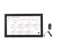 GOWENIC 15.6 Inch Digital Calendar, Touchscreen Wall Mount Desktop Family Planner with Chore Chart and Customizable Labels, for Home Office Kitchen Scheduling 32GB (UK Plug)