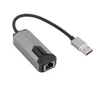 GOWENIC 2.5G Ethernet Adapter, USB 3.0 to RJ45 Network Adapter with Fast 2500Mbps Speed Aluminum Alloy Casing Wired Network Converter for Laptop, Desktop, OS X