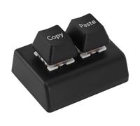 GOWENIC 2 Key Macro Keyboard, Programmable OSU Keypad Red Axis USB Keyboard Copy Paste Keypad for Financial Accounting, for Gaming Office Media