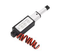 GOWENIC 24VDC 70N Push Rod Linear Actuator Aluminum Tube 15mm | Built-in Limit Switches, 8mm/s Stable Speed, Overload Protection Compact Body