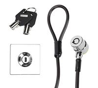 GOWENIC 2M Laptop Security Lock For Office Classroom Dorm | Keyed Anti Theft Tether, Steel Wire Deterrent, Universal Computer Slot Fit