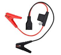 GOWENIC 2Pcs Portable Power Station Battery Clamp Cord | Camping Emergency Backup, Solar Generator Adapter, Easy Plug And Play