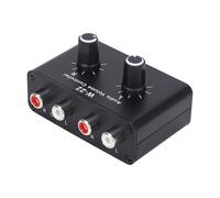 GOWENIC 3.5mm Volume Control Knob, Stereo Attenuator with Independent Left Right Channel Balance Adjustment for CD Players Digital Sound Players Mixers Amplifiers