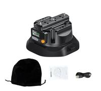 GOWENIC 4.5" Electronic Camera Suction Cup Mount Double Security 72 Hours Battery Life for Professional Filming Spider Web Structure
