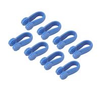 GOWENIC 8PCS Hand Acupressure Clip for Migraine Headache Relief, Plastic Hand Pressure Point Tool Between Thumb and Index, Non-Drug Stimulation for Pain, Discreet Fit for Typing, Yoga, & (Blue)