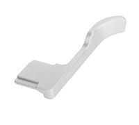 GOWENIC A7CR Thumb Grip, Aluminum Alloy Thumb Up Grip with Hot Shoe Protector for Stable and Safe Hand Hold, Not Affect The Use of Camera Buttons (Silver)
