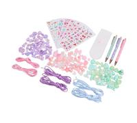 GOWENIC Acrylic Bookmark Craft Kit, Bookmark Making Set for Reading Birthday, Creative Gift Set with Beads Strings