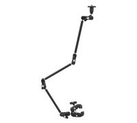 GOWENIC Adjustable Articulating Friction Arm,Table Clamp with 1/4 and 3/8 Thread for Cameras, Monitors, Tablets, Smartphones, Live Streaming, Selfies, Travel