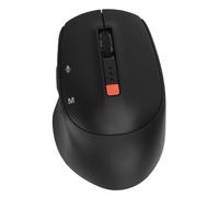 GOWENIC AI Smart Voice Mouse, Wireless Bluetooth 5.0 and 2.4G USB Computer Mouse with 6 Buttons, Voice Typing, Real Time Translation, Intelligent Writing, for, Mac, Laptop, PC (Black)