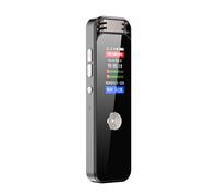 GOWENIC Back Clip Digital Voice Recorder, 360 Dual Microphone Surround Recording, HD Audio Player, Type C Fast Charge, with Voice Activation, for Meetings, Interviews, Lectures (16G)