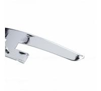 GOWENIC Banjo Accessory Armrest | Single Leg Anti Deformation Side Rest, No Fading Protector Plate for Vintage Banjo, Universal Clamp On Replacement Part with Foot Pad (Silver)