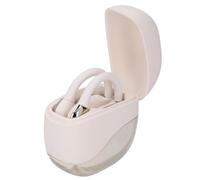 GOWENIC Bluetooth Bone Conduction Headphones | Wireless Earbuds with AI Translation, Noise Cancelling & Digital Display for Conference (Nude)