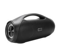 GOWENIC Bluetooth Speaker, Powerful 80W Sound, Enhance Bass, Dynamic Lighting Effects, Super Long Battery Life, with RGB Lights, for Birthdays and Other Holiday Celebrations (Dual Mic)