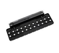 GOWENIC Cabinet Hardware Jig Tool Drill Guide Precision 1/4in 5mm Shelf Pin Drilling Template for Quick Installation, User Friendly Operation, for Various Shelf Installations