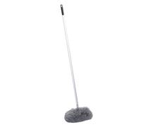 GOWENIC Ceiling Powder Tool, Circular Head Head of 140 Cm Washable Feathers for Cracks (Grey)