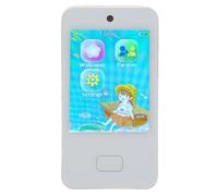 GOWENIC Children Smart Phone Toy, 2.8 Inch Touchscreen, Long Lasting Power, Pre Downloaded and Play, with Many Features, for Children Aged 3 to 10 Years Old for Birthdays (White)