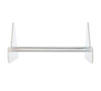 GOWENIC Clear Acrylic Mechanical Keyboard Stand, Stylish Display Organizer for Office Gaming Setup (Single Layer)