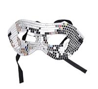 GOWENIC Dazzling Disco Ball Eye Cover Mask with Mirror Effect, Adjustable