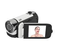 GOWENIC Digital Camera, 1080P Video Recorder, 16X Zoom, 16MP Camcorder with Fill Light, Selfie, Loop Recording, Time Watermarking, USB Port for Baby Growth, Travel, Wedding (White)