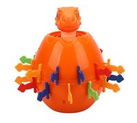 GOWENIC Dinosaur Bucket Sword Game Interactive Money Bank Pop Up Toy for Kids and Parents, Sturdy Orange Game with Precise Feedback for Desk Pranks and Fun Time, Material: ABS