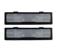 GOWENIC Durable Black License Plate Frame 2PCS for European Car License Plate, Featuring Drainage Holes, User-Friendly Design