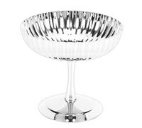 GOWENIC Elegant Footed Ice Cream Cup 304 Stainless Steel, Stable Base Design, Great for Hot and Cold Desserts, Suitable for Social Media Users
