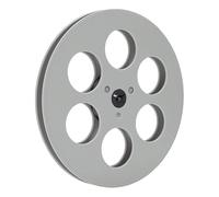 GOWENIC Empty Tape Reel, Enhanced Structural Integrity, Compatibility, ABS Plastic Material, Optimal Replacement Solution, with 6 Holes (Grey)