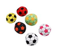 GOWENIC Fleece Juggling Balls 6-Pack - Soccer Footbag Sacks for Coordination Training, Soft Kick Bags for Outdoor Play, Party Favors & Indoor Fitness
