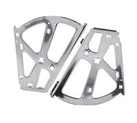 GOWENIC Flip Hinge for Shoe Drawer 2 Pack | Stainless Steel Turning Rack Replacement for 2 Layer Cabinet Shelf (Clear)