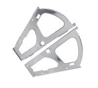 GOWENIC Flip Hinge for Shoe Drawer 2 Pack | Stainless Steel Turning Rack Replacement for 2 Layer Cabinet Shelf (Single Layer)