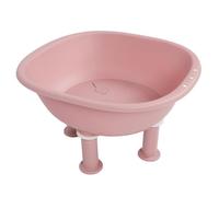 GOWENIC Foldable Sitz Bath Tub for Postpartum Recovery | White Maternity Bidet Seat with Anti Slip Deeper Bowl and Sealed Drain (Pink)